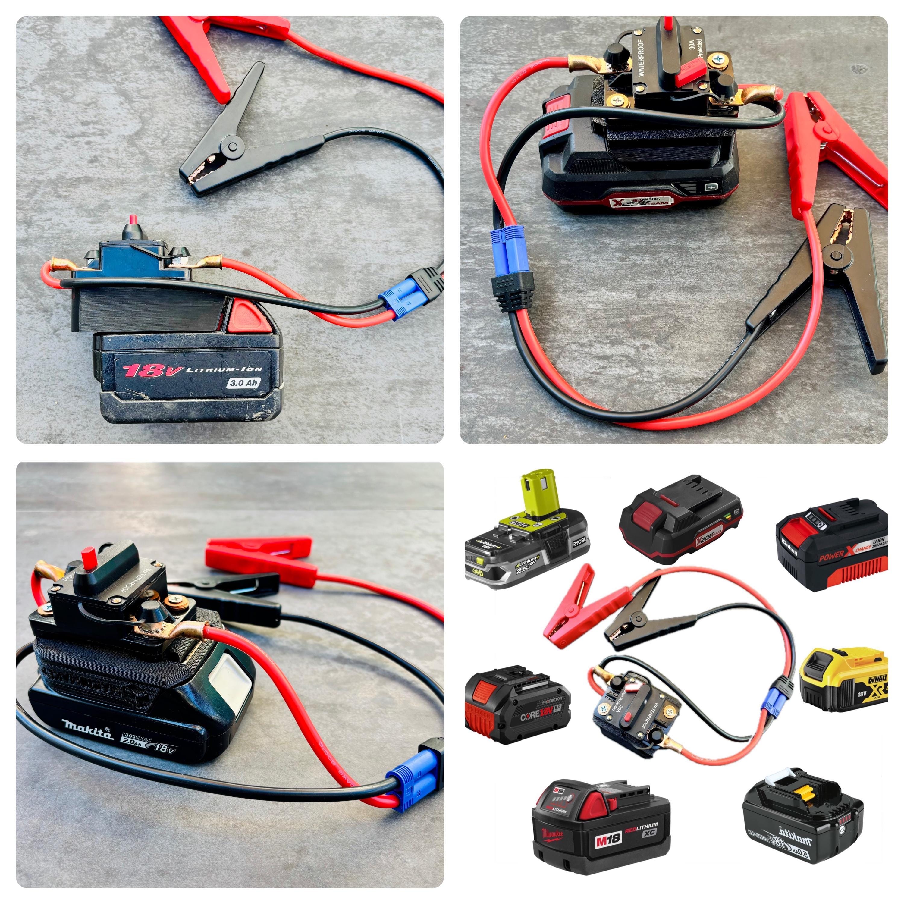 Convertore adattatore batteria per batteria al lio Maka 18V a Convertore adattatore batteria per batteria al lio Maka 18V a