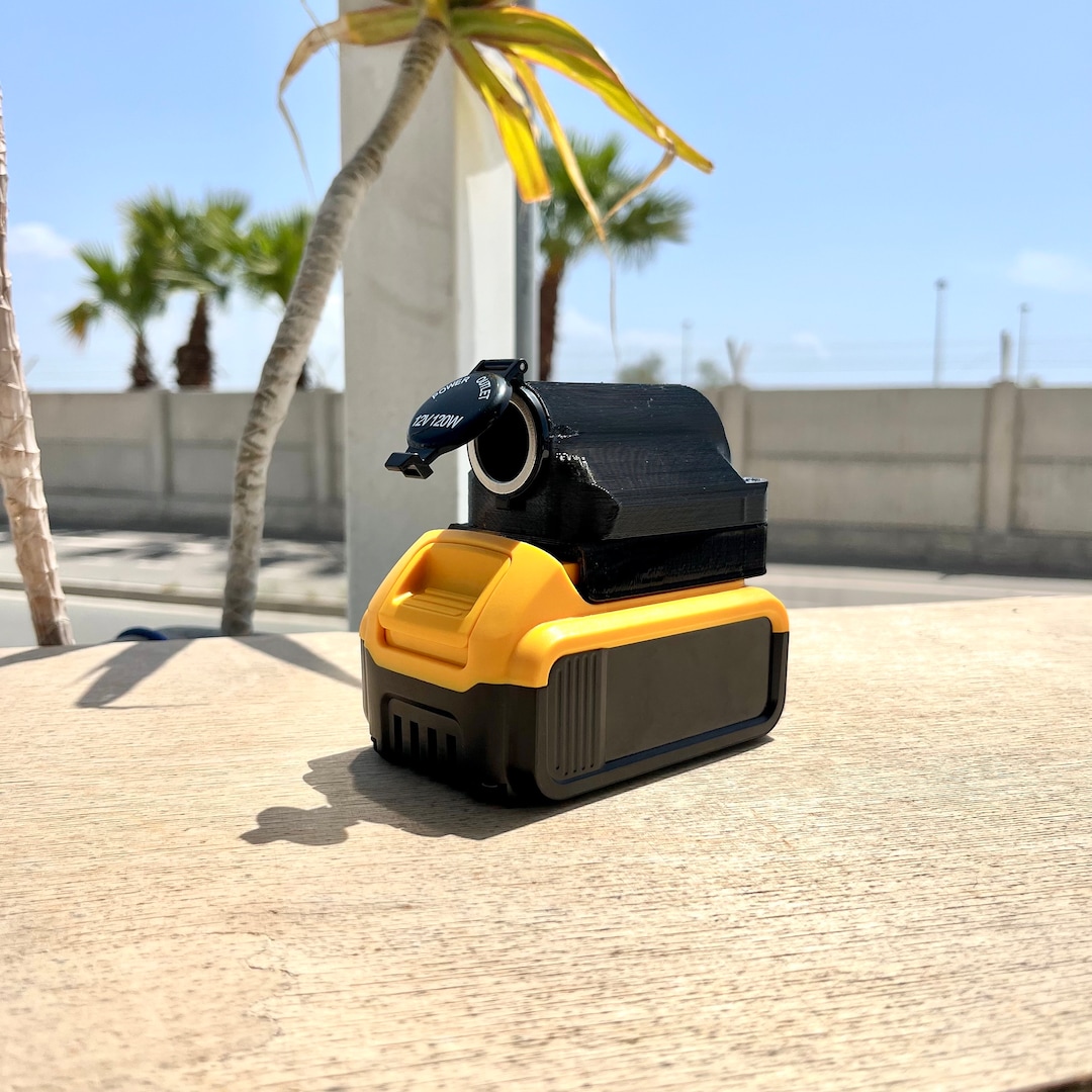 dewalt inverter cigarette lighter Dewalt Portable Lighter Socket Power Station for Battery 18v/20v + 10A Fuse  12V Output