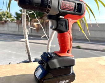Black+Decker 20v to 18v Battery Converter: /Stanley to Makita Adapter