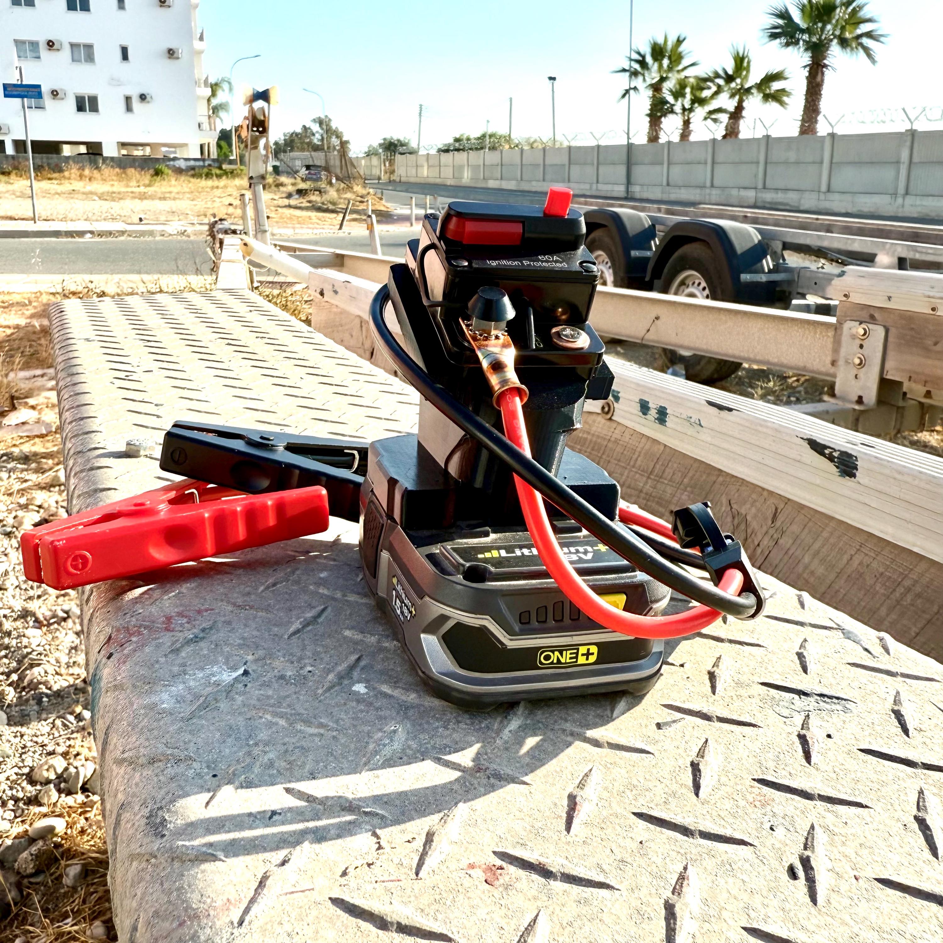 Ryobi Portable Car Battery Jump Starter for Power Tool Batteries - Etsy