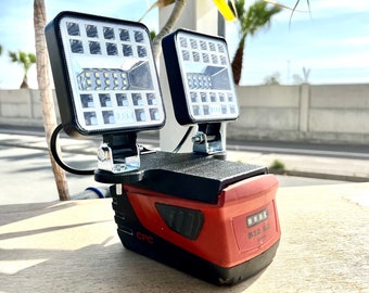 HILTI 22v Battery Work Light: Dual LED Portable Job Site Lighting