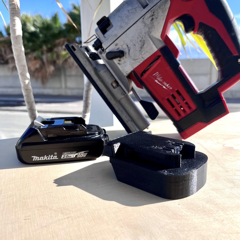 Makita 18v Battery to Milwaukee M18 Adapter Etsy UK