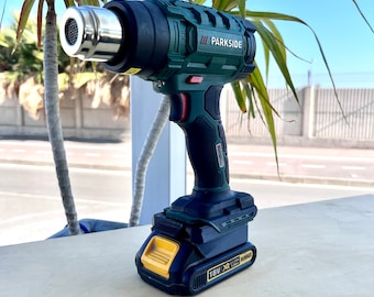 Parkside X20 LIDL Adapter to DeWalt XR Battery Converter – 3D Printed, Power Tool Battery DIY Tool Accessory, Parkside to DeWalt Adapter
