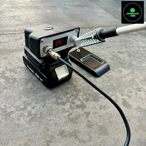 Estación de soldadura a batería Makita LXT: portátil y potente, herramienta de soldadura para bricolaje, estación de trabajo compacta para moldeo por inyección 3D