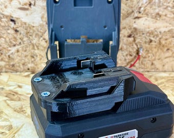 WiPCOOL Battery Adapter  – Compatible with Makita, DeWalt, Bosch, Milwaukee, Parkside, Einhell & More