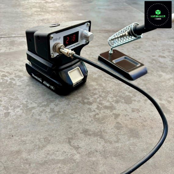 60W Cordless Soldering Iron Station for Makita LXT 18V Battery 60W Cordless Soldering Iron Station for Makita LXT 18V Battery