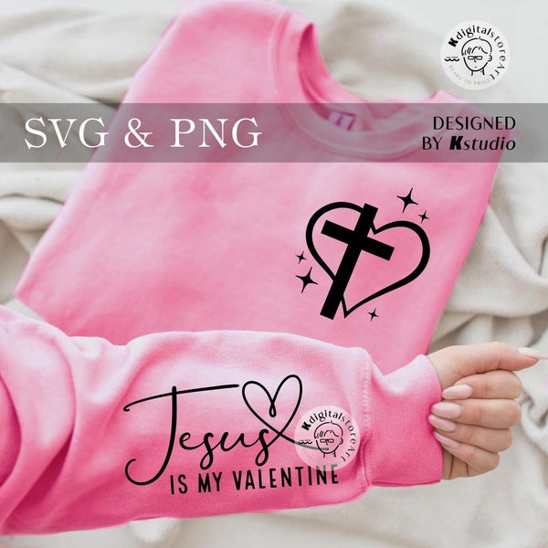 Valentine Jesus Svg, Heart Jesus SVG, Trendy Valentine Svg, Jesus My Valentine Svg, Valentine Design, Valentine Bible Jesus Design Download