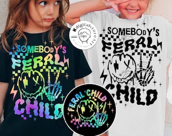 Png de niño salvaje de alguien, Diseño de camiseta Png para niños pequeños, Diseño de niño niña, Descarga digital de sublimación para niños, Diseño Png divertido para niños pequeños