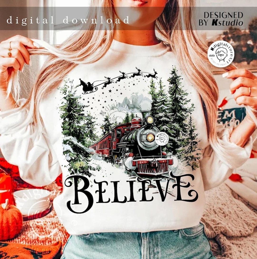 Believe North Pole Train Png, Christmas Train to North Pole, Christmas ...