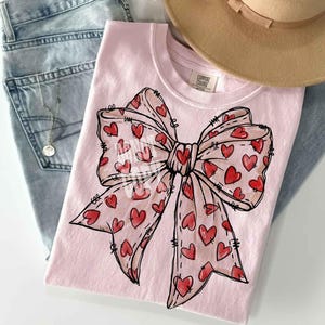 Coquette Bow Heart Png, Valentine Design Png, Valentine Bow Design, Valentine Gift, Heart Love Png, Valentine Png Design Digital Download image 12