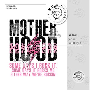Mother Hood Svg, Some Days I Rock It Svg Png, Gift For Her, Funny Sarcastic Mom Shirt Design, Mom Svg, Funny Mom Svg, Mama Mother Day Gift image 5