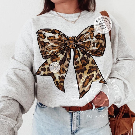 Leopard Coquette Bow Png, Leopard Bow Png, Gift For Her, Fall Bow Png Design, Fall Autumn Coquette Bow Png, Girly Bow Design,Bow Sublimation