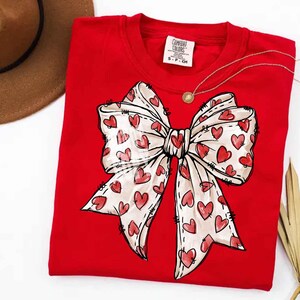 Coquette Bow Heart Png, Valentine Design Png, Valentine Bow Design, Valentine Gift, Heart Love Png, Valentine Png Design Digital Download image 11