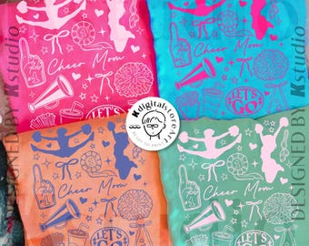 Mamá animadora (Png), Animadora del día del juego (Png), Diseño de competición de porristas, Animadora coqueta (Png), Animadora preppy con lazo (Png), Entrenadora de porristas