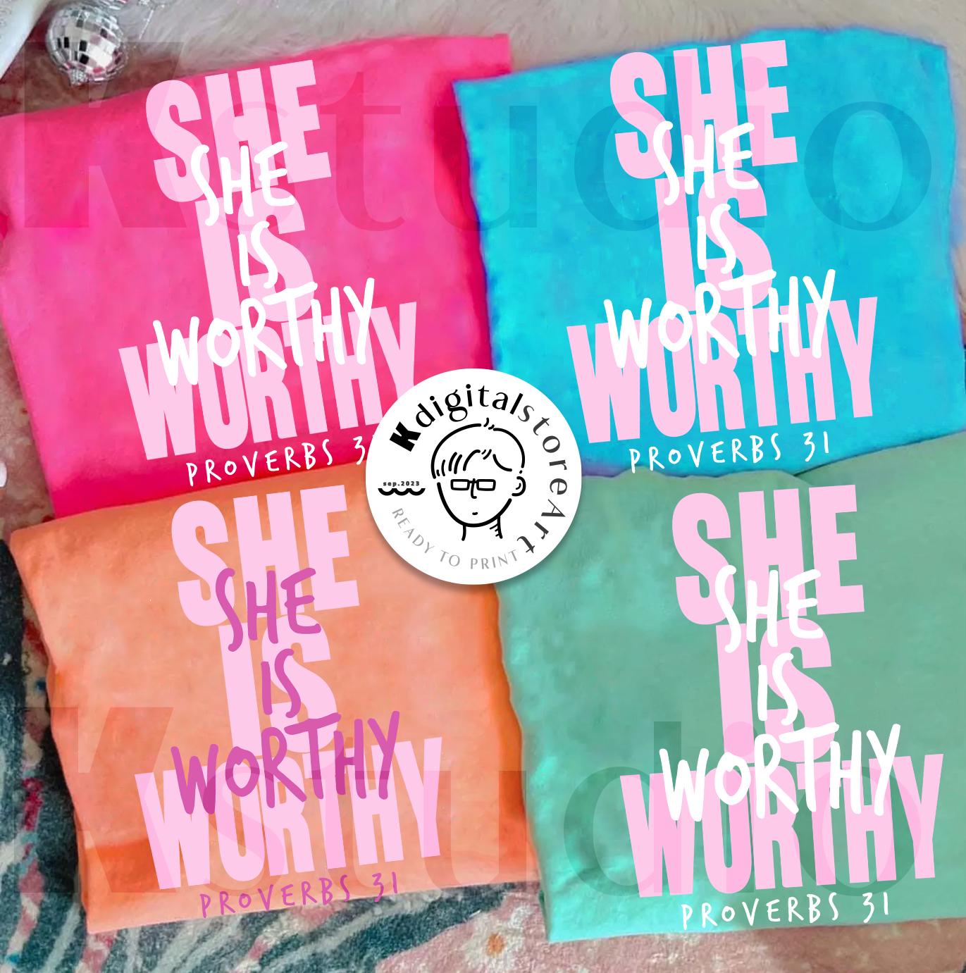 Retro She Is Proverbs 31 Svg, Girly Bible Spirit Religious, Jesus Svg Png, She Is Png, Bible Svg Design, She Is Shirt Png Design Download