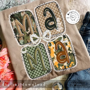 Camo Mama PNG, Coquette Mama, Mothers Day Png, Mama Png, Flower Mom Png, Vintage Coquette Bow Png, Mama Design, Mom Sublimation Design