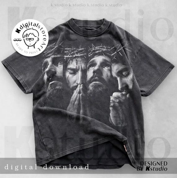 Jesus Christ Png, Portrait of Jesus Png, Christian Religious Png, Crown of Thorns Png, Faith Based Png, Bible Verse Png, Trendy Jesus Faith