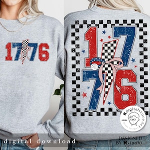 Retro 1776 Png, 4th Of July Png Digital Download, USA Flag, American Independence Day 1776, American Flag Png Shirt Design, 4th July Png