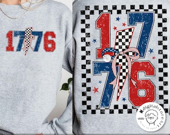 Retro 1776 Png, 4th Of July Png Digital Download, USA Flag, American Independence Day 1776, American Flag Png Shirt Design, 4th July Png
