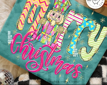 Glitter Nutcracker Png Design, Merry Christmas Png, Christmas Design, Gift For Her, Girly Christmas Design Sublimation Design Download Png