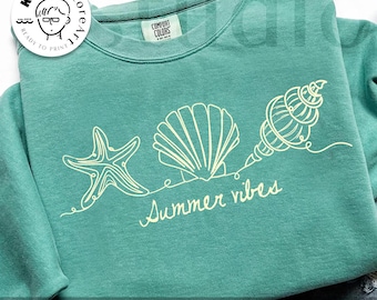 Summer Seashell Bow Png, Minimalist Beach Shells Png, Summer Vibes Clam Png, Summer Beach Png, Coastal Summer Png, Trendy Summer Vacation