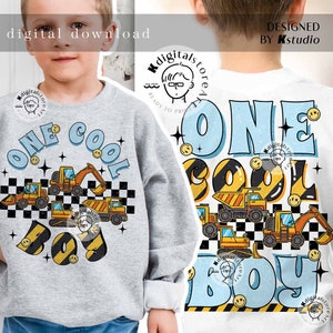 クールな男の子 PNG、男の子がショベルカーに夢中 PNG、幼児男の子 PNG シャツ デザイン、子供 PNG デジタル ダウンロード、子供デザイン ダウンロード、ショベルカー ボーイ PNG