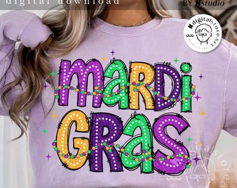 Retro Mardi Gras Bow Png, Fat Tuesday, Mardi Gras Celebration Png, Mardi Gras Png, Mardi Gras Bow, Mardi Gras Sublimation Design Download