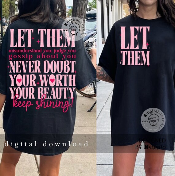 Let Them Mental Health, Funny Sarcastic Svg, Let Them Shirt Design, Be You, Mental Health Png Design, Retro Shirt Design, Png Svg Download