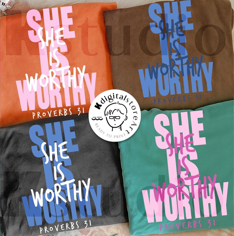 Retro Hon är Ordspråksboken 31 Svg, Flickig Bibel Spirit Religiös, Jesus Svg Png, Hon är Png, Bibel Svg Design, Hon är T-shirt Png Design Ladda ner bild 10