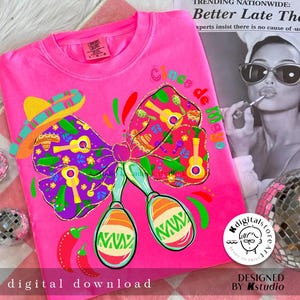 Mexico bloemen Cinco De Mayo-strik png, coquette Cinco de Mayo png, Mexicaans png-sublimatieontwerp, Fiesta png, shirtontwerp Mexico Cinco de Mayo, Mexico Cinco de Mayo-shirtontwerp