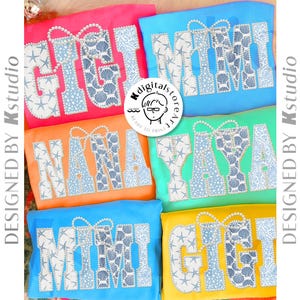 Paquete de abuela de verano (PNG), Gigi Nana Mimi Yaya personalizada (PNG), Estrella de mar con concha náutica (PNG), Día de la Madre (PNG), Abuela de verano a la moda (PNG)