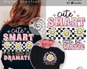 Cute Smart Girl Png, Toddler Girl Png Shirt Design, Kid PNG Digital, Kid Design Digital Download, Little Bestie Png,Kid Boy Girl Sublimation