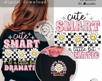 Cute Smart Girl Png, Toddler Girl Png Shirt Design, Kid PNG Digital, Kid Design Digital Download, Little Bestie Png,Kid Boy Girl Sublimation