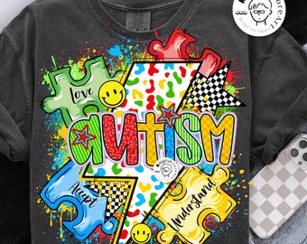 Checkerboard Autism Puzzle Png, Autism Heart Puzzle Png, Autism Shirt Design, Autism Mom Mama Png Design Download, Mother Day Support Autism