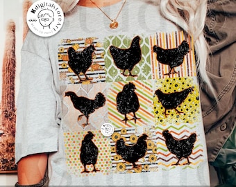 Fall Chicken Hen Png, Fall Farm Girl PNG, Fall Shirt Png, Autumn Png, Chicken Sublimation Design, Fall PNG, Fall Autumn Chicken Design