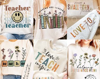 Retro Lehrer Bundle SVG, Retro Lehrer Leben PNG, Lehrer Zurück in der Schule Shỉt, Vintage Bundle SVG, Schullehrer Sublimation Design