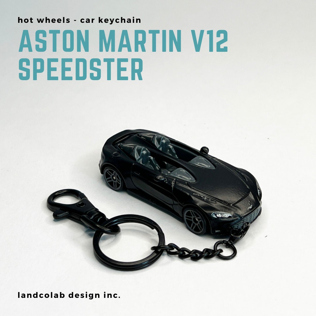 Aston Martin V12 Speedster Hot Wheels Auto Schlüsselanhänger