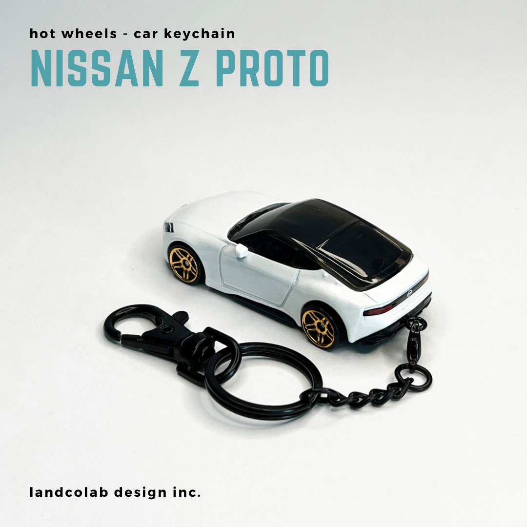 Nissan Z Proto Hot Wheels Car Keychain gift for Him Gift Etsy