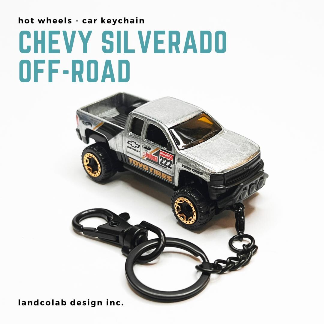 Chevy Silverado Off-road- Car Keychain - Etsy
