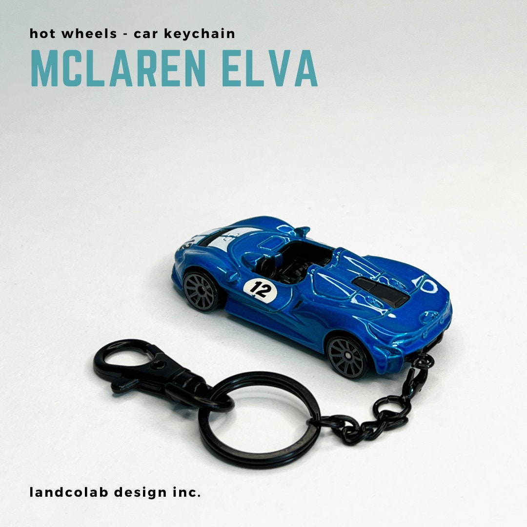 Mclaren Elva Hot Wheels Car Keychain gift for Him Gift for Etsy