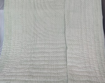 Couette indienne en coton imprimée, Jaipuri Razai traditionnel, couette bohème, couverture réversible, édredon king size, parure de lit de luxe