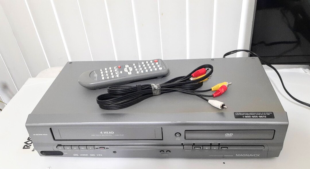 Magnavox MWD2205 DVD Player/vhs VCR Recorder Combo W/remote Etsy