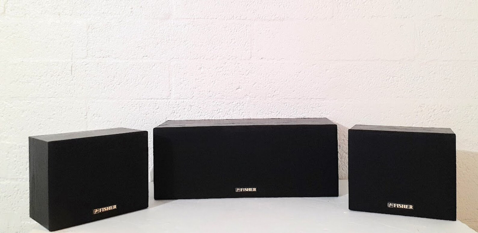 Set of 3 Fisher WS-424 Pro Logic Bookshelf Speakers Tested - Etsy
