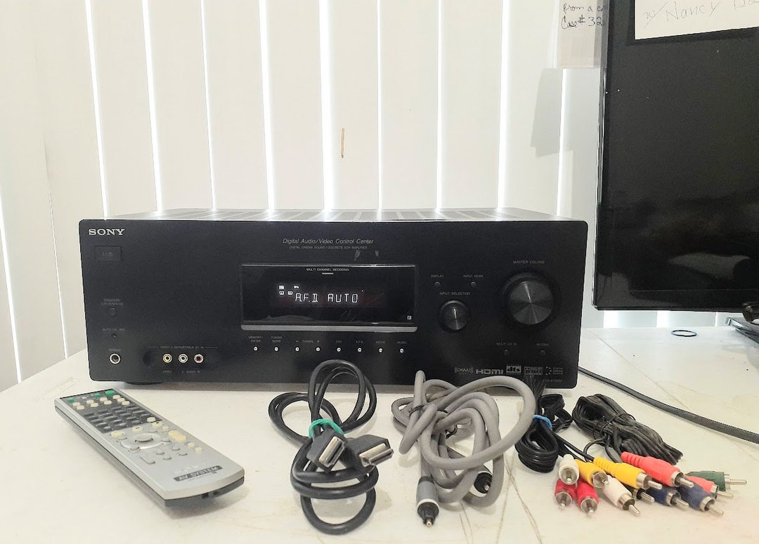 Sony STRK7000 5.1 Channel 90 Watts per Channel A/V Receiver Etsy
