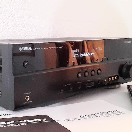 Yamaha RX-V367 5.1 Channel 60Hz 1080p HDMI AV Home Theater Stereo Receiver with Original Remote shops & User Manual