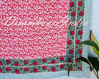 Indian Jaipuri Block Print Quilt Printed Reversible Razai Cotton Handmade Floral Quilt, Jaipuri razai, Bedspread Comforter