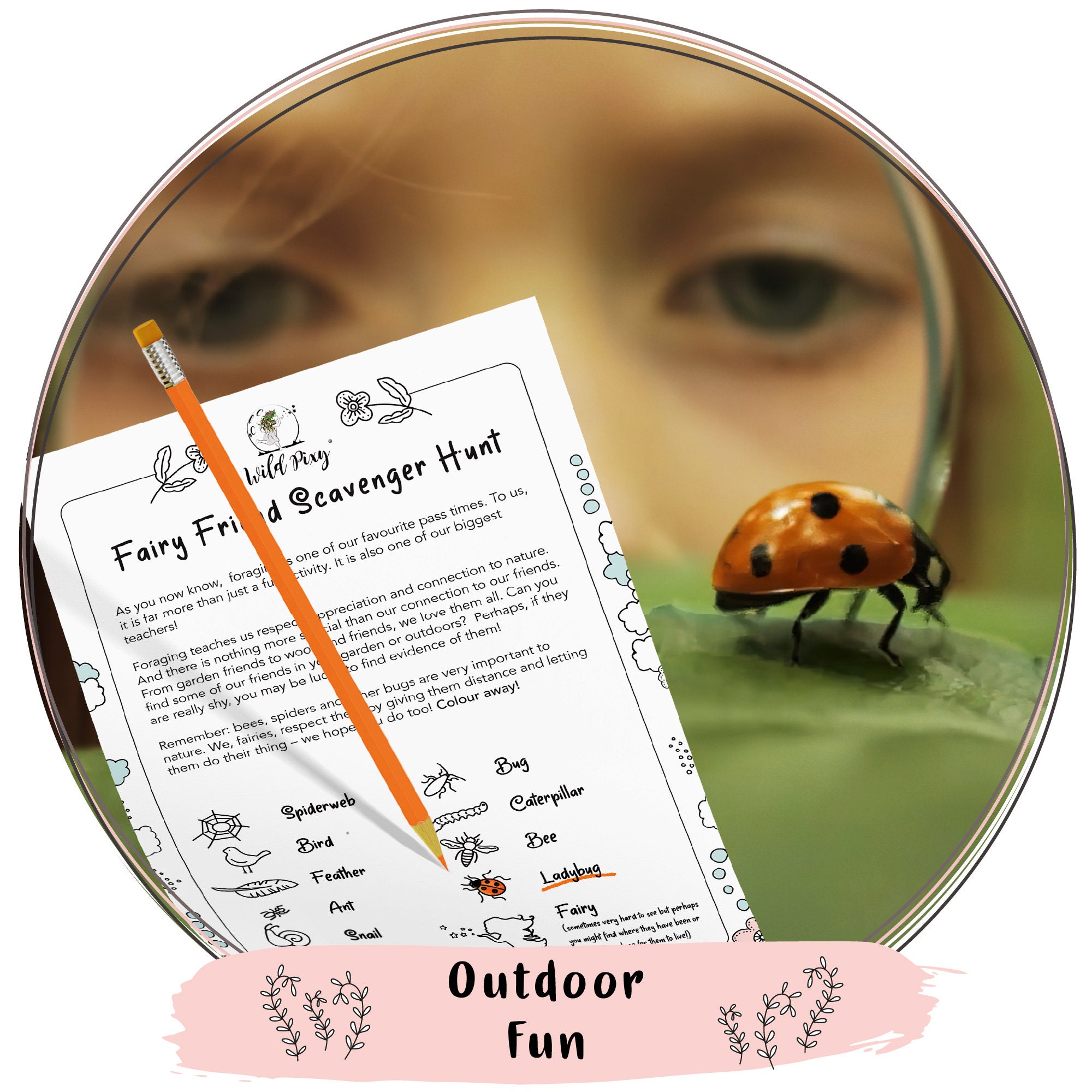 Backyard Scavenger Hunt Activities Printable PDF Instant - Etsy