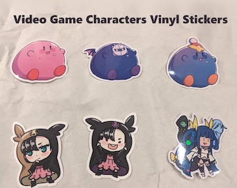 Video Game Characters Vinyl Stickers