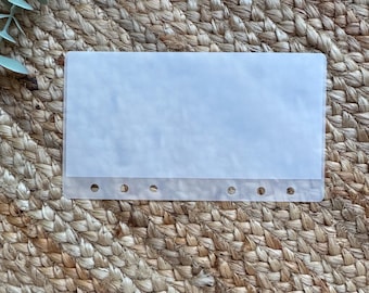 A6 Blank Cash Envelope | Matte Laminated | Minimal Aesthetic | Sinking Funds | Savings Challenge Envelope