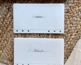 Custom A6 Cash Envelope: Laminated Vellum Sinking Funds